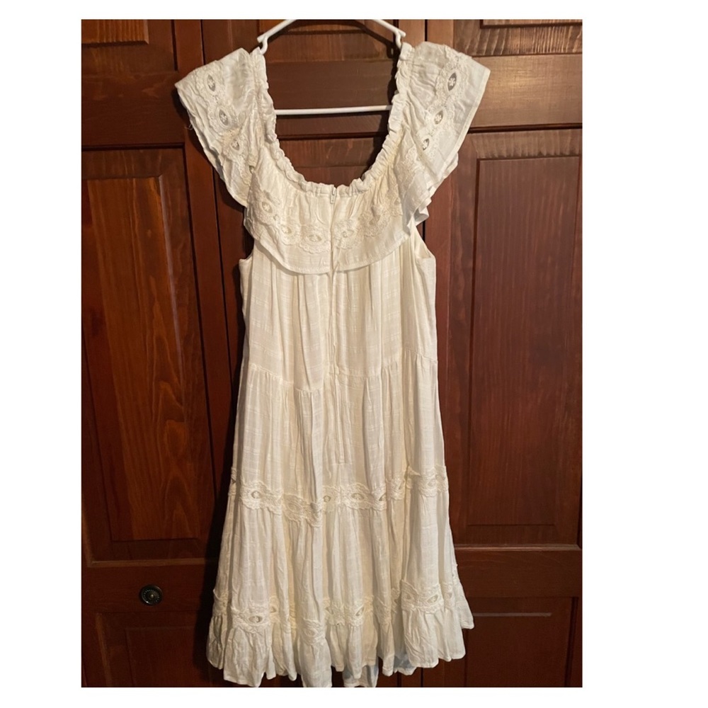 White off the shoulder dress